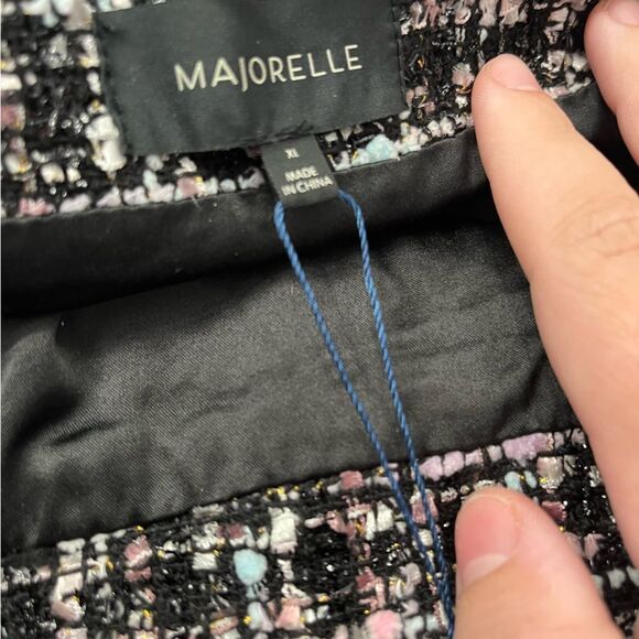 NWT MAJORELLE Bia Mini Skirt Candy Shop Tweed in Candy Shop Tweed sz xl - Picture 7 of 8